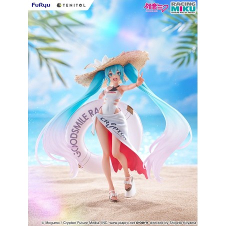 Hatsune Miku GT Project - Statuette Tenitol 1/7 Racing Miku 2024: Tropical Ver. 21 cm