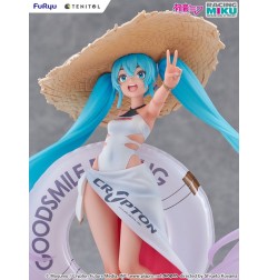 Hatsune Miku GT Project - Statuette Tenitol 1/7 Racing Miku 2024: Tropical Ver. 21 cm