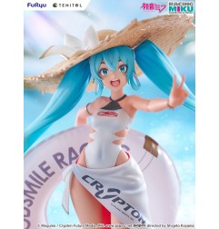 Hatsune Miku GT Project - Statuette Tenitol 1/7 Racing Miku 2024: Tropical Ver. 21 cm