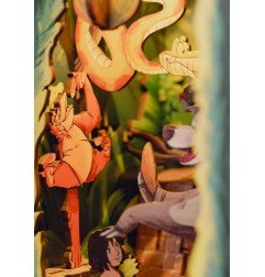 Disney - Tiny Adventures Book Nook Mini Diorama The Jungle Book 23 cm