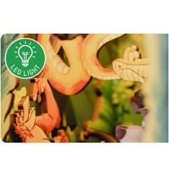 Disney - Tiny Adventures Book Nook Mini Diorama The Jungle Book 23 cm