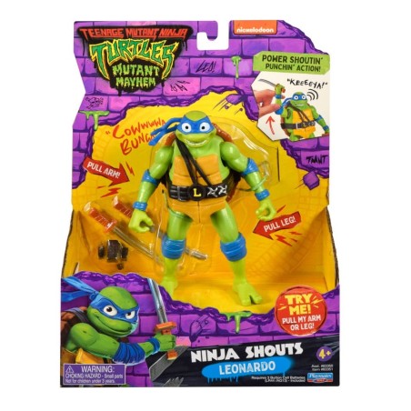 Teenage Mutant Ninja Turtles - : Mutant Mayhem Ninja Shouts Action Figure Leonardo 14 cm