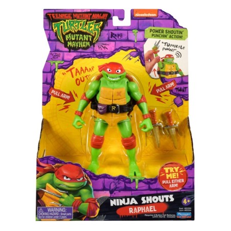 Teenage Mutant Ninja Turtles - : Mutant Mayhem Ninja Shouts Action Figure Raphael 14 cm