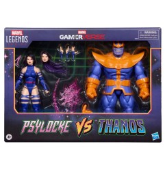 Marvel Legends Gamerverse - Pack 2 figurines Psylocke vs. Thanos 15 cm