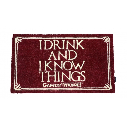 Game of Thrones - Paillasson I Drink And I Know Things 43 x 72 cm
