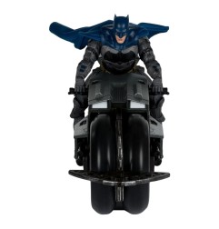 The Flash DC Multiverse - Véhicule Batcycle avec Batman