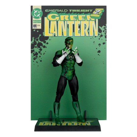 DC Multiverse McFarlane Cover Recreations - Figurine Green Lantern (Emerald Twilight) (Gold Label) 18 cm