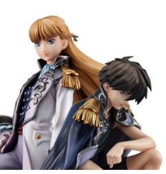 Gundam - Mobile Suit Wing Alpha x Omega PVC Statue 1/8 Heero Yuy & Relena Peacecraft Set 30th Anniversary Repaint Ver. 14 cm