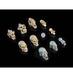 Mythic Legions : All Stars 6 - Pack accessoires pour figurines Undead Heads Pack