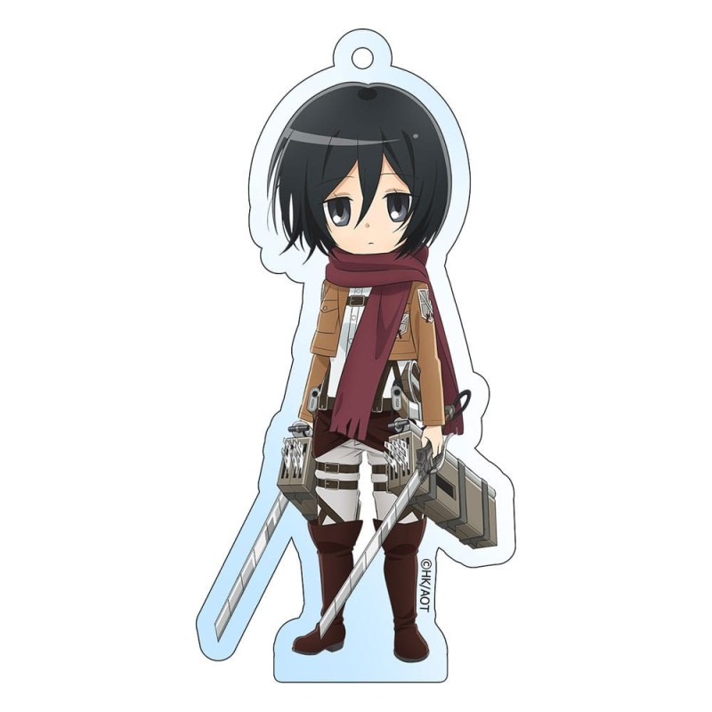 L' Attaque des Titans - Porte-clés Mikasa Holographic 8 cm