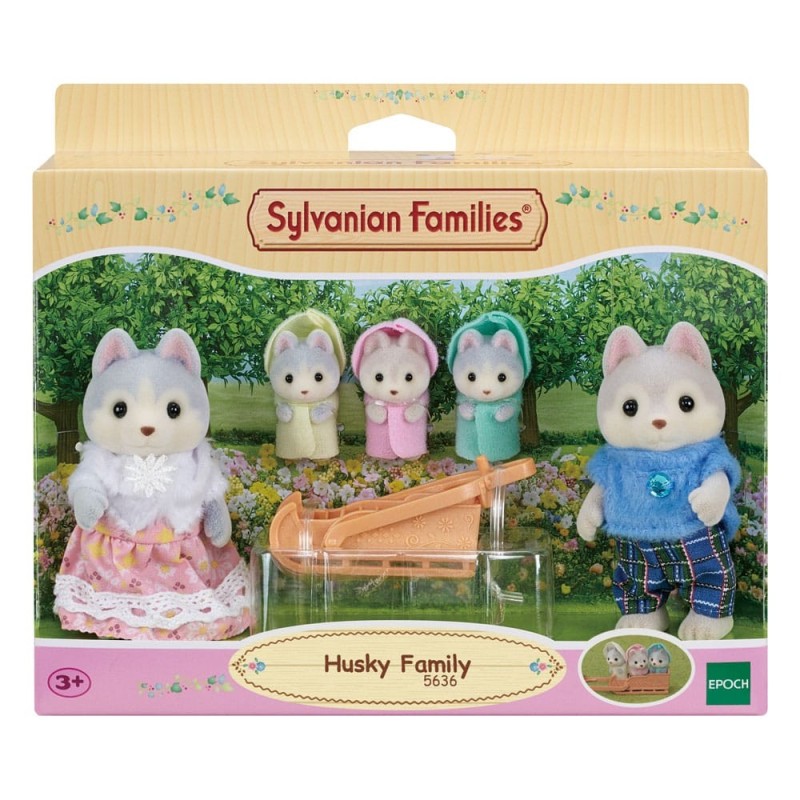 Sylvanian Families - Figurine La Famille Husky 8 cm