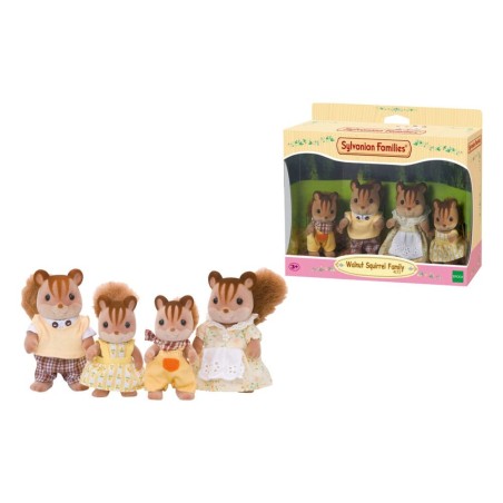 Sylvanian Families : La famille Écureuil Roux 7 cm