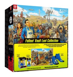 Fallout - Gift set  Vault Loot Collection (Puzzle, socks, figurine & key ring)