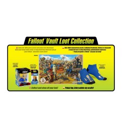 Fallout - Gift set  Vault Loot Collection (Puzzle, socks, figurine & key ring)