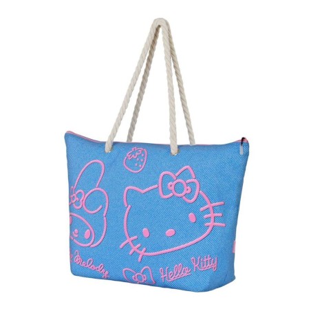 Hello Kitty - Sac de plage Soleil Hello Kitty Denim Blue
