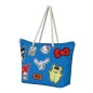 Hello Kitty - Sac de plage Soleil Hello Kitty Stickers Blue Hello Kitty - Sac de plage Soleil Hello Kitty Stickers Blue