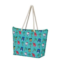Hello Kitty - Sac de plage Soleil Hello Kitty Palms Turquoise
