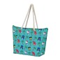 Hello Kitty - Sac de plage Soleil Hello Kitty Palms Turquoise Hello Kitty - Sac de plage Soleil Hello Kitty Palms Turquoise