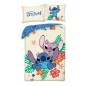 Lilo & Stitch - Parure de lit Stitch & Angel Flowers 140 x 200 cm / 70 x 90 cm