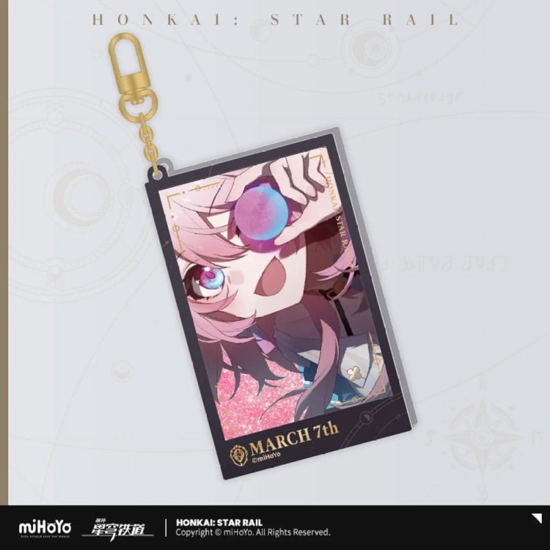 Honkai: Star Rail - Countdown Departure Series Acrylic Keychain March 7th Glitter 9 cm