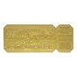 Jaws - Replica 1/1 50th Anniversary Regatta Ticket 24k Gold Plated
