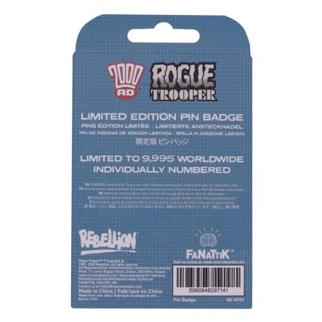 2000 AD - Pin Badge Rogue Trooper GI Limited Edition