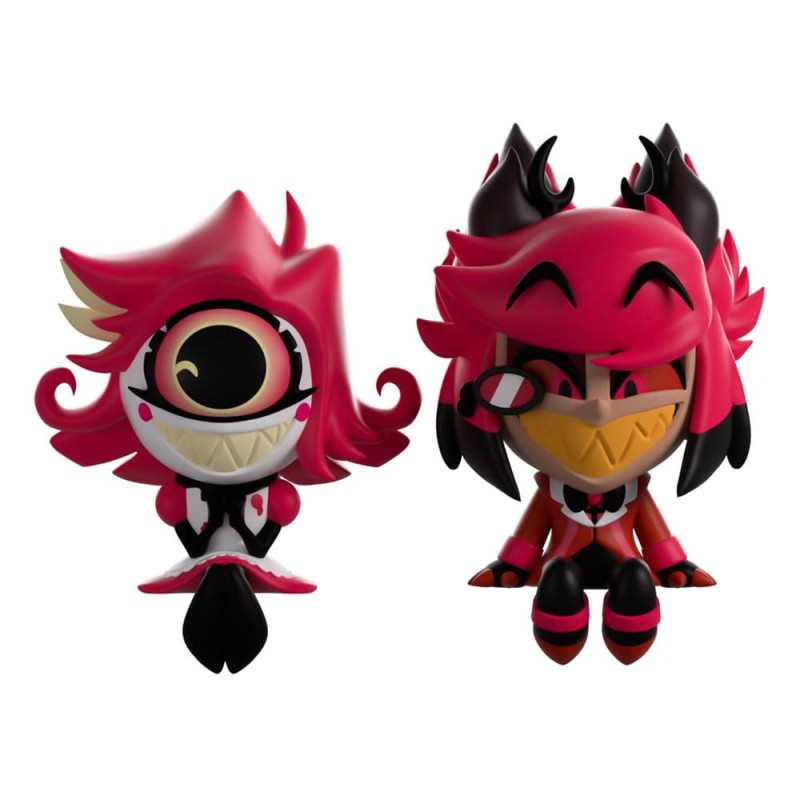 Hazbin Hotel - Figurines Alastor & Niffty Monitor Buddiez Hazbin Hotel - Figurines Alastor & Niffty Monitor Buddiez
