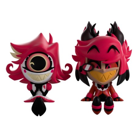 Hazbin Hotel - Figurines Alastor & Niffty Monitor Buddiez