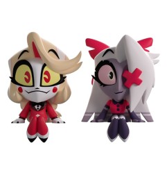Hazbin Hotel - Figurines Charlie & Vaggie Monitor Buddiez