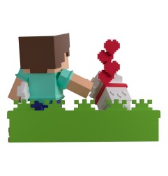 Minecraft - Vinyl Figure Taming a Wolf 10 cm