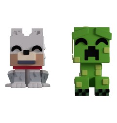 Minecraft - Figurines Wolf and Creeper Monitor Buddiez