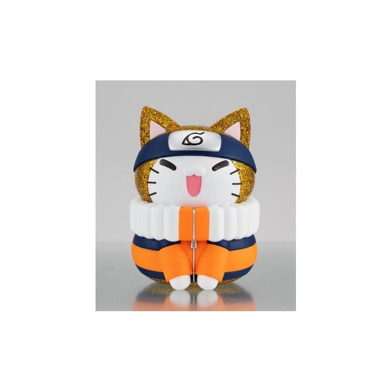 Naruto - Shippuden Mega Cat Project Nyanto! Giant Nyaruto Series Trading Figure  Uzumaki Gold Ver. 10 cm