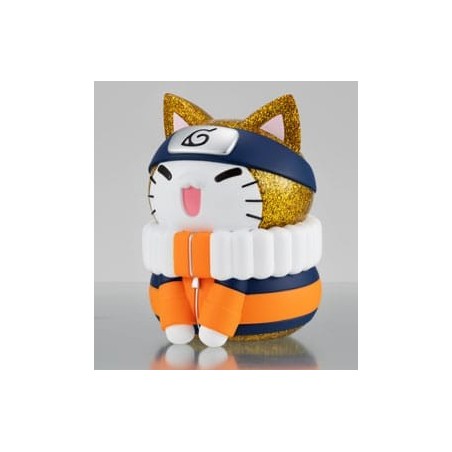 Naruto - Shippuden Mega Cat Project Nyanto! Giant Nyaruto Series Trading Figure Uzumaki Gold Ver. 10 cm