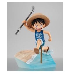 One Piece G.E.M. Series - Statuette Monkey D. Luffy Run! Run! Run! 15th anniversary Ver. 12 cm