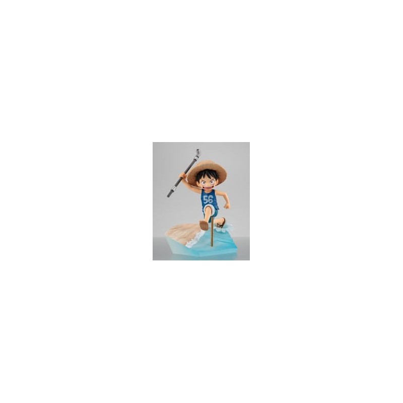 One Piece G.E.M. Series - Statuette Monkey D. Luffy Run! Run! Run! 15th anniversary Ver. 12 cm