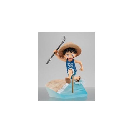 One Piece G.E.M. Series - Statuette Monkey D. Luffy Run! Run! Run! 15th anniversary Ver. 12 cm