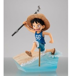 One Piece - G.E.M. Series PVC Statue Monkey D. Luffy Run! Run! Run! 15th anniversary Ver. 12 cm