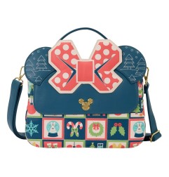 Disney - Sac à bandoulière Mickey and Minnie Holiday By Loungefly