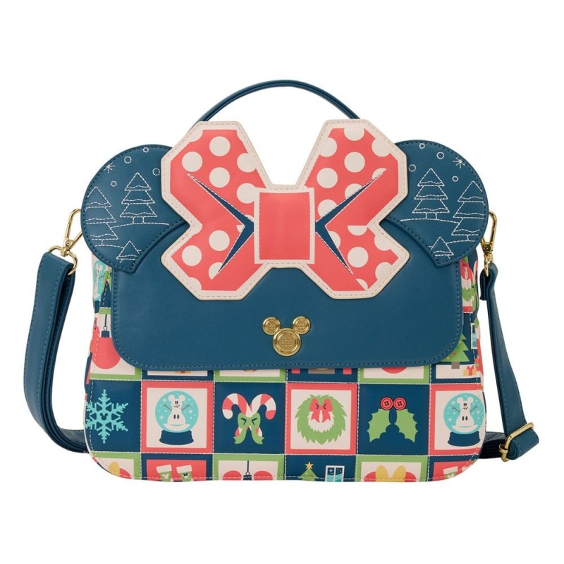 Disney - By Loungefly Crossbody Bag Mickey and Minnie Holiday