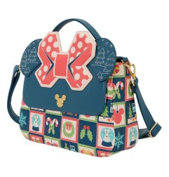 Disney - By Loungefly Crossbody Bag Mickey and Minnie Holiday