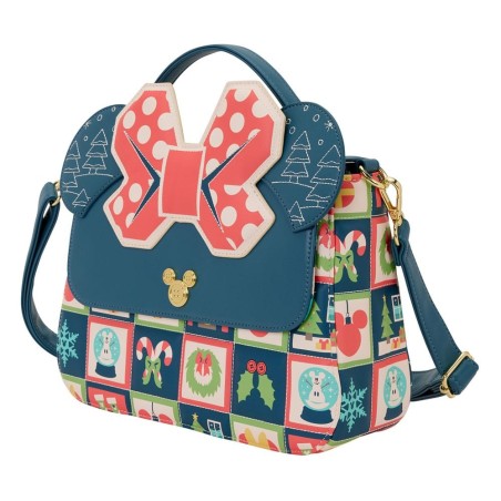 Disney - By Loungefly Crossbody Bag Mickey and Minnie Holiday