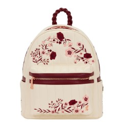 Loungefly - Midi Backpack Cream & Red Floral