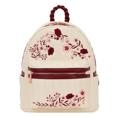 Loungefly - Mini Sac à dos Cream & Red Floral