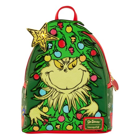 The Grinch - Dr. Seuss by Loungefly Mini Backpack Grinch Holiday