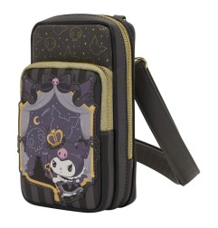 Sanrio - Sac à bandoulière avec porte-monnaie Sanrio 20th Anniversary Kuromi Cell Phone By Loungefly