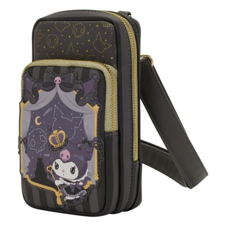 Sanrio - Sac à bandoulière avec porte-monnaie Sanrio 20th Anniversary Kuromi Cell Phone By Loungefly