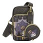 Sanrio - Sac à bandoulière avec porte-monnaie Sanrio 20th Anniversary Kuromi Cell Phone By Loungefly