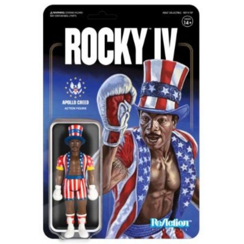Rocky 4 - Figurine ReAction Apollo Creed 10 cm