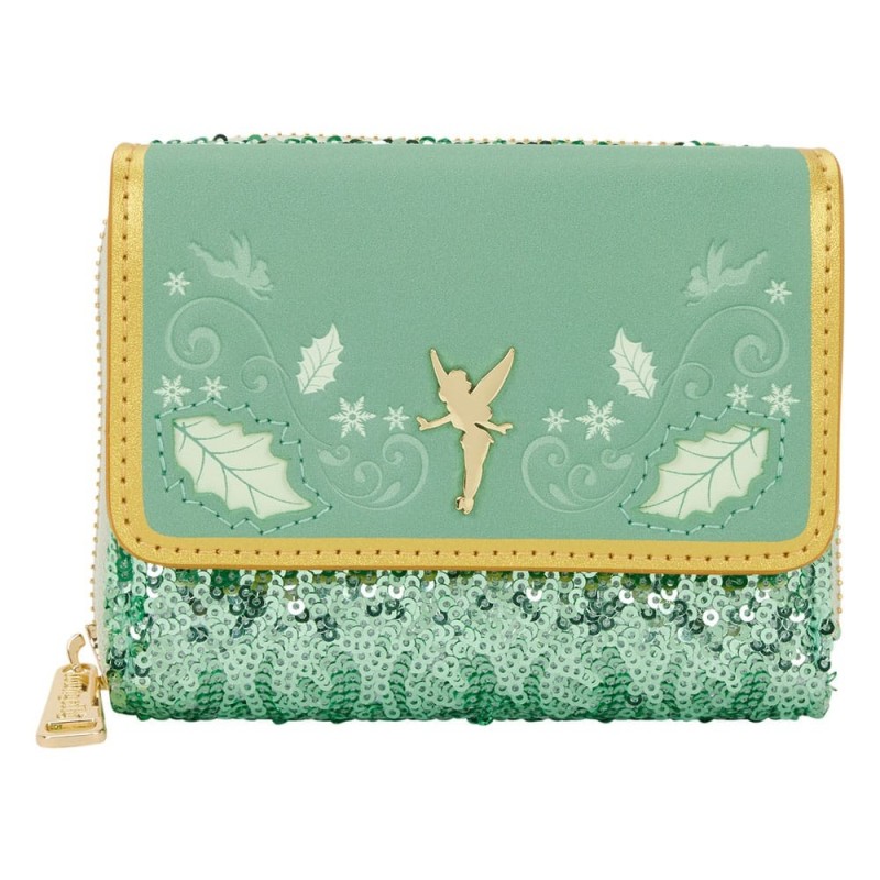 Disney - Porte-monnaie Fée Clochette Holiday By Loungefly Disney - Porte-monnaie Fée Clochette Holiday By Loungefly