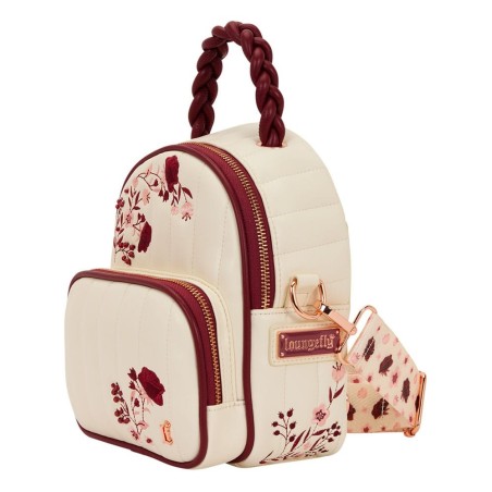 Loungefly - Crossbody Bag Ice Cream & Red Floral